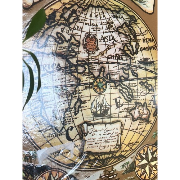 Vintage Brand New KMART Self Adhesive Photo Album Sealed World Globe Adventure - Picture 6 of 8